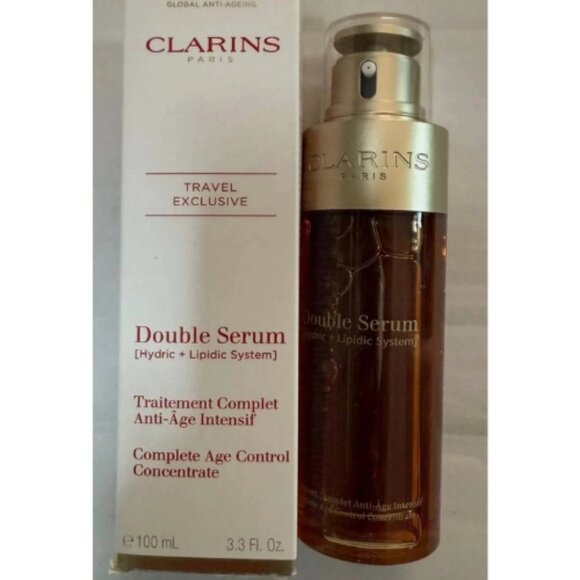 Other - Clarins Double Serum/Hydric+Lipidic System 3.3oz/100ml  New